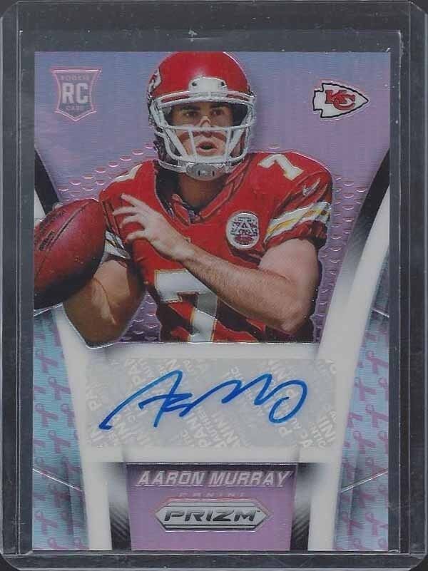 AARON MURRAY 2014 PANINI PRIZM PINK BCA PRIZMS ROOKIE AUTO RC #D 13/100