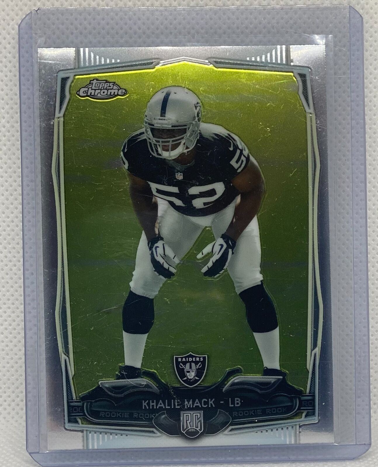 KHALIL MACK 2014 TOPPS CHROME TRUE ROOKIE RC #184