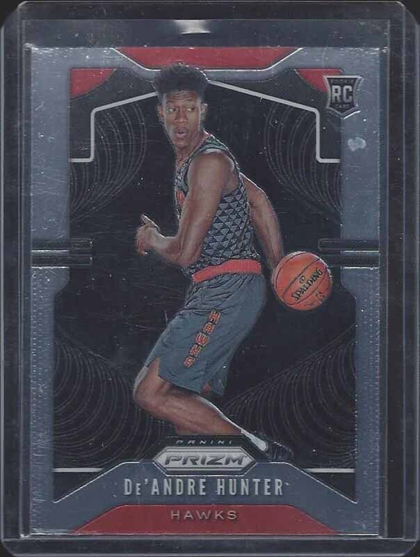 DE'ANDRE HUNTER 2019-20 PANINI PRIZM SSP RARE PHOTO VARIATION PRIZMS RC #251