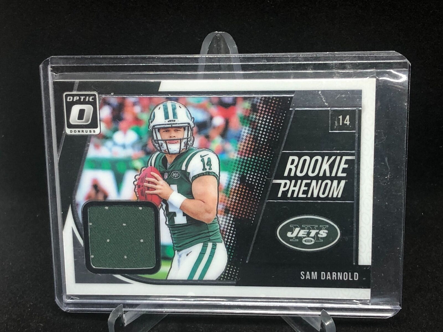 SAM DARNOLD 2018 DONRUSS OPTIC HOLO ROOKIE PHENOM JERSEY RC