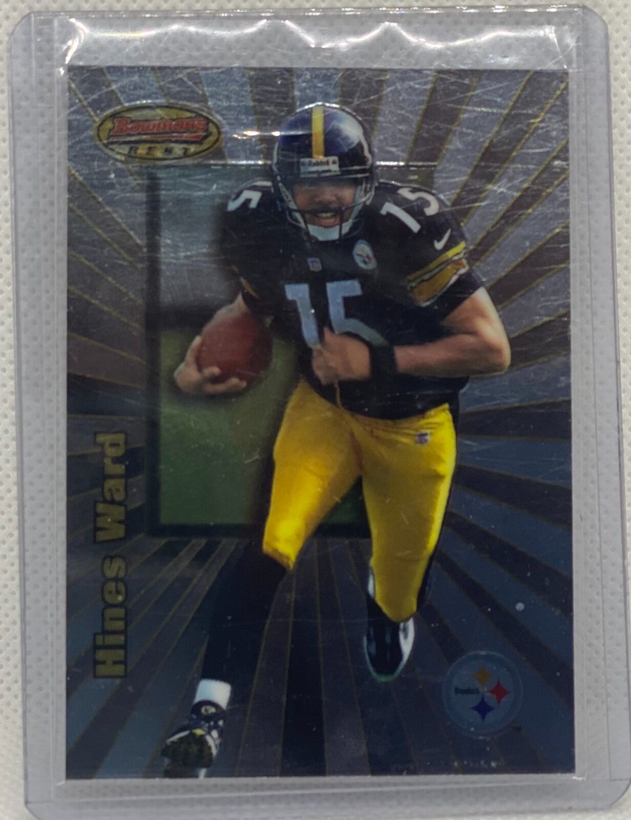 HINES WARD 1998 TOPPS BOWMANS BEST TRUE ROOKIE RC #124