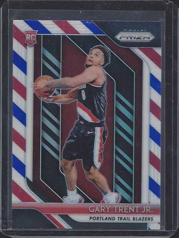 GARY TRENT JR 2018-19 PANINI PRIZM RED WHITE BLUE ROOKIE PRIZMS RC #71