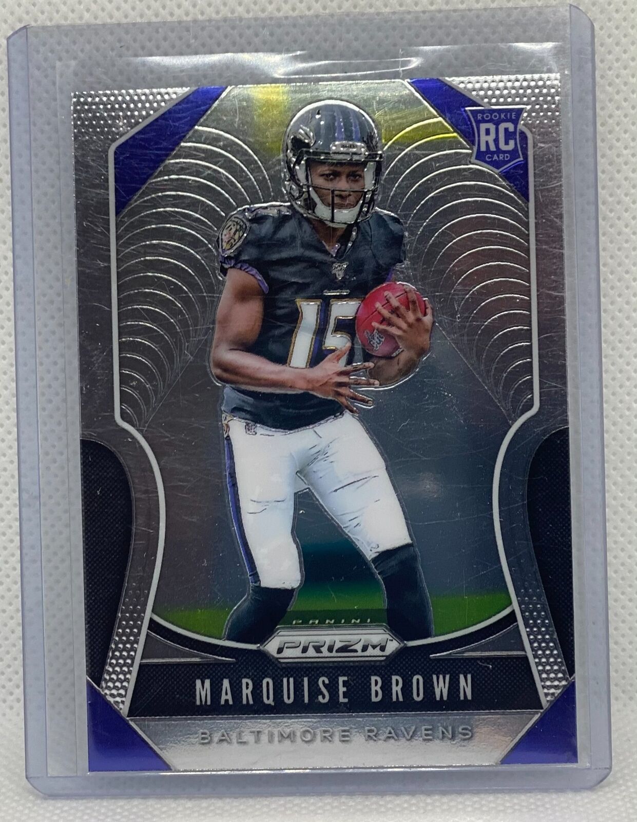 MARQUISE BROWN 2019 PANINI PRIZM TRUE ROOKIE RC #341