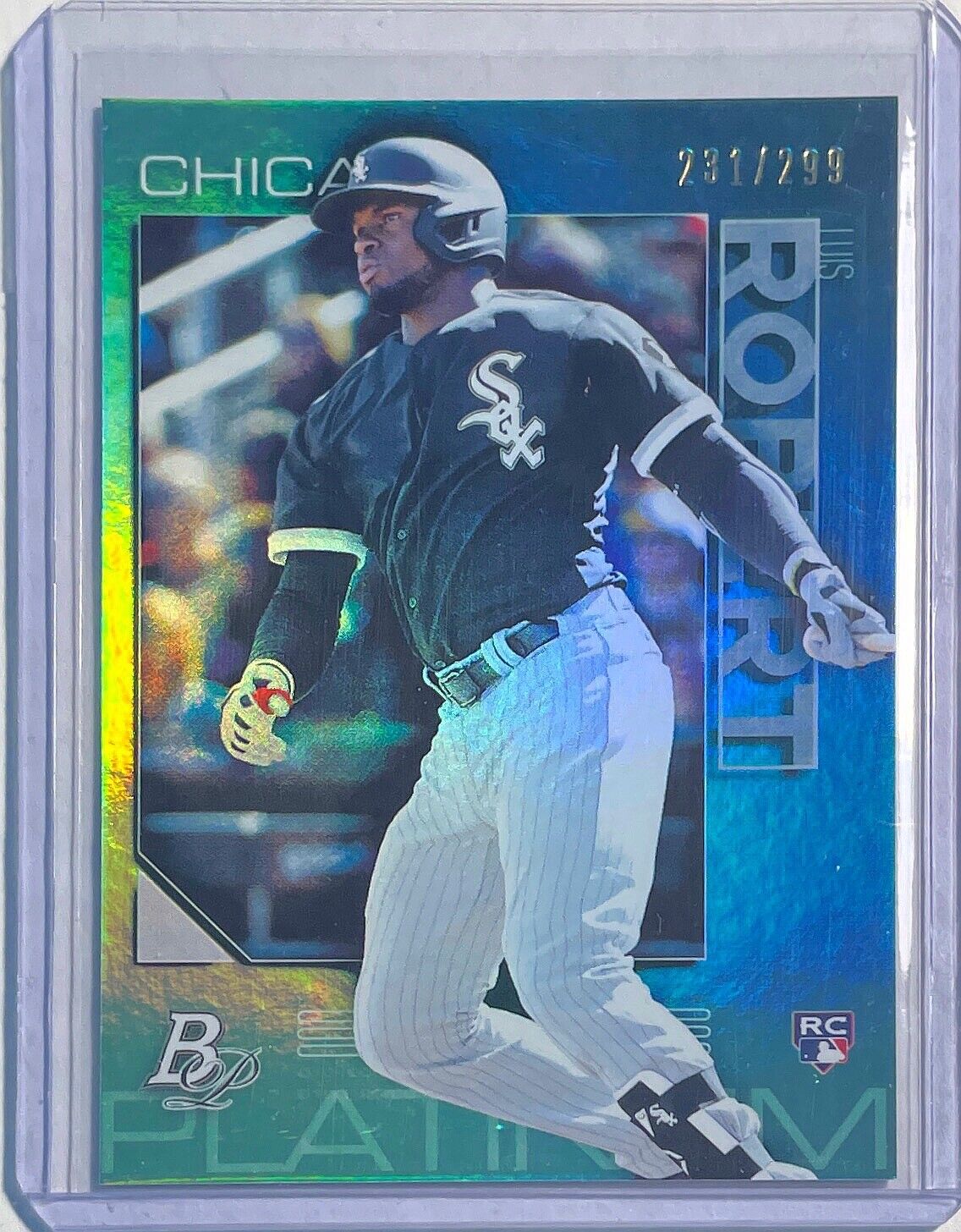 LUIS ROBERT 2020 BOWMAN PLATINUM GREEN ROOKIE RC #D 231/299