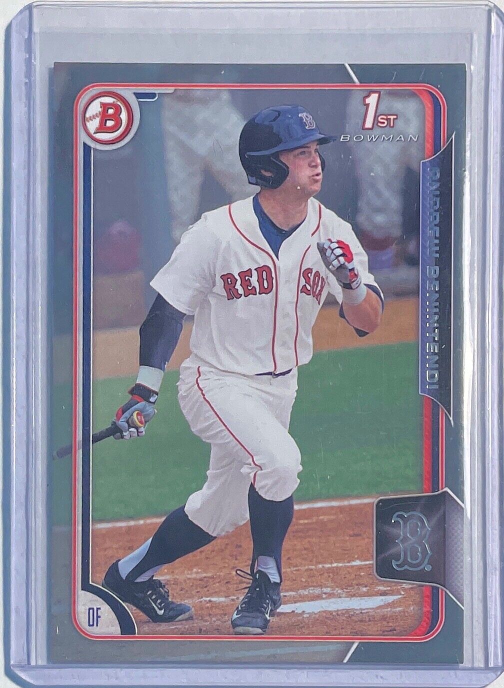 ANDREW BENINTENDI 2015 BOWMAN 1ST PROSPECT GREY SILVER #D 376/499