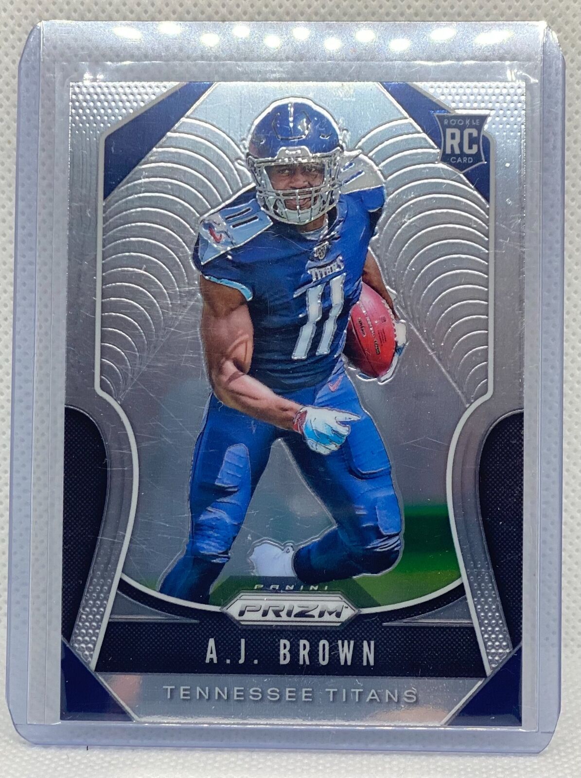 A.J BROWN 2019 PANINI PRIZM TRUE ROOKIE RC #344