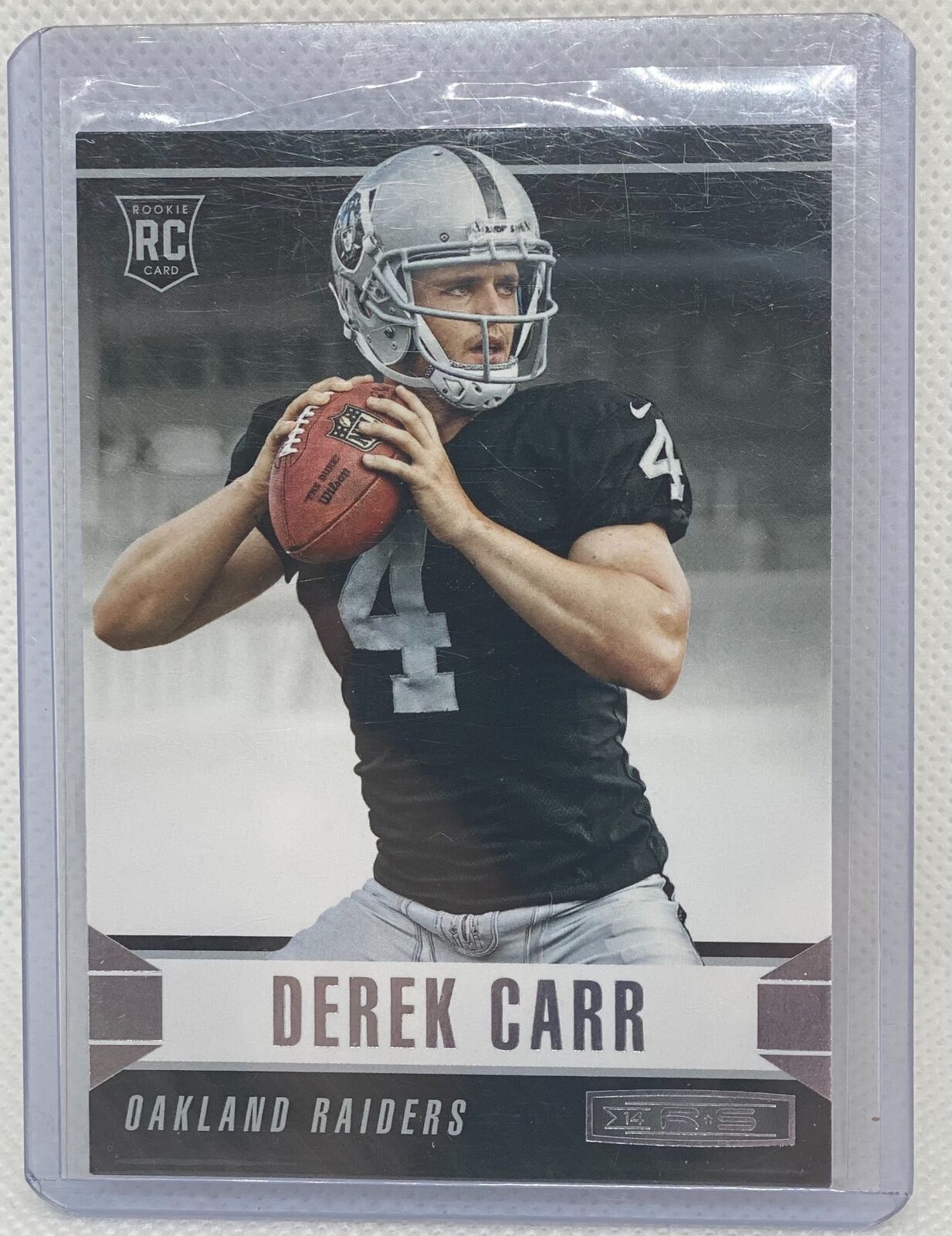 DEREK CARR 2014 PANINI ROOKIES & STARS TRUE ROOKIE RC #131