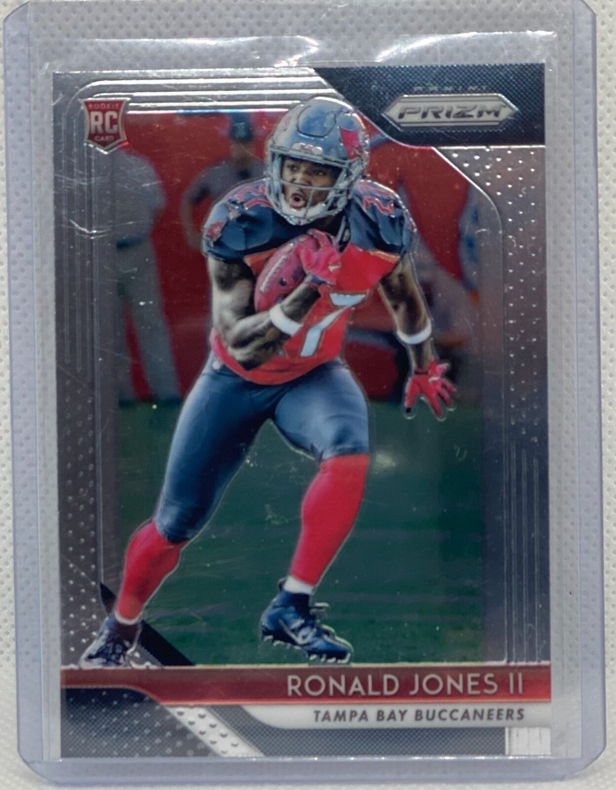 RONALD JONES II 2018 PANINI PRIZM TRUE ROOKIE RC #214