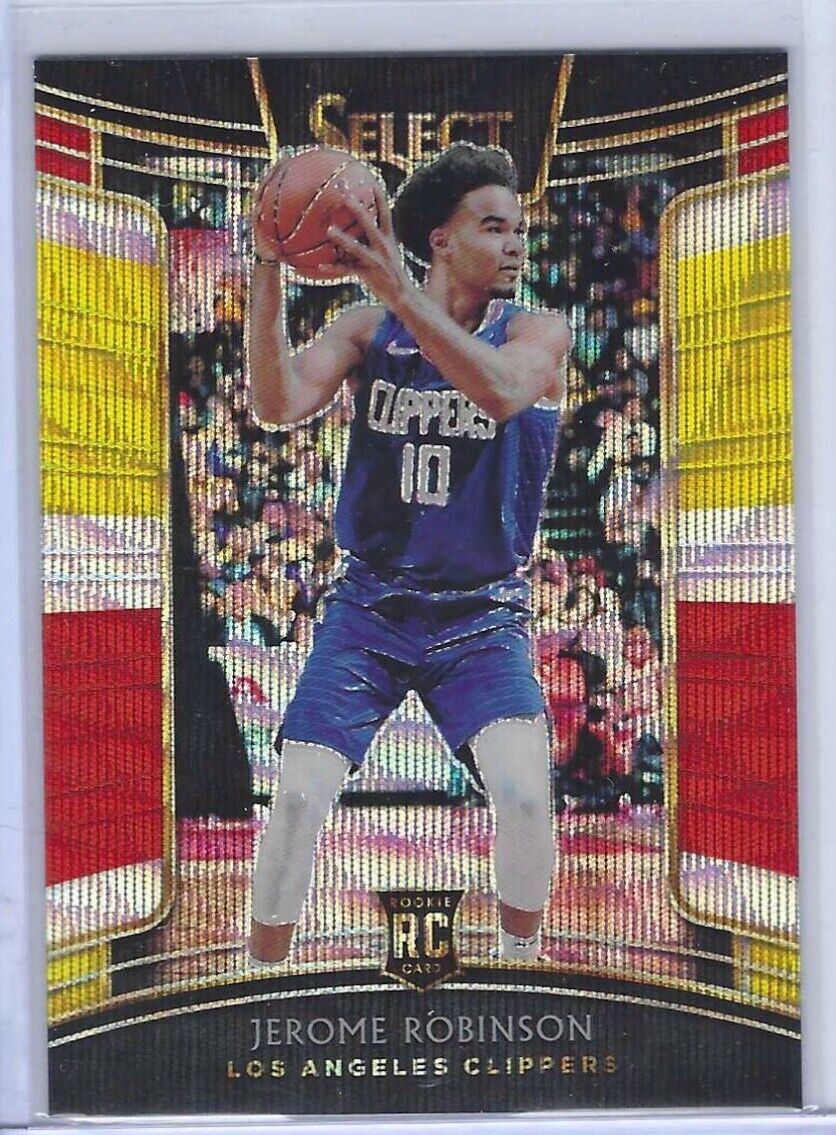 JEROME ROBINSON 2018-19 PANINI SELECT TRI COLOR PRIZM CONCOURSE ROOKIE RC #27
