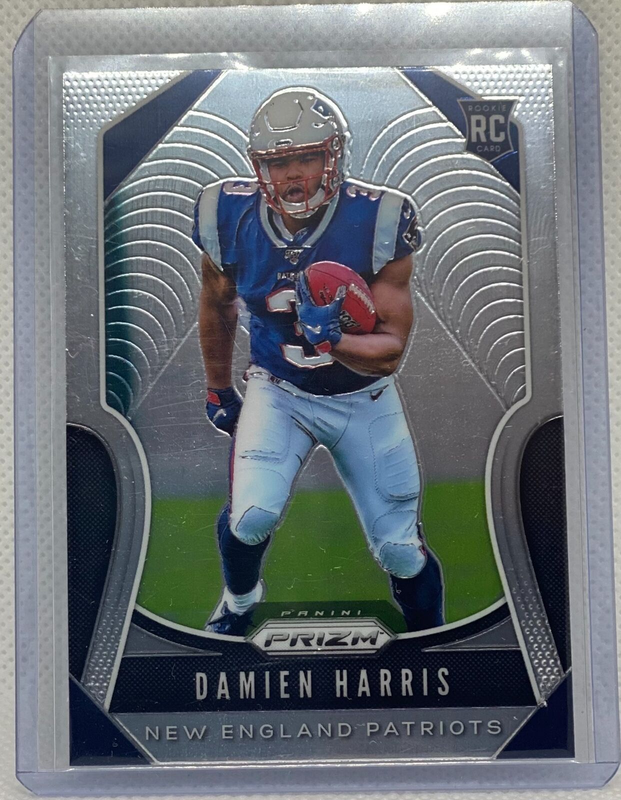 DAMIEN HARRIS 2019 PANINI PRIZM TRUE ROOKIE RC #324