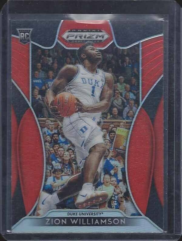 ZION WILLIAMSON 2019 PANINI PRIZM ORANGE PRIZMS ROOKIE RC #1