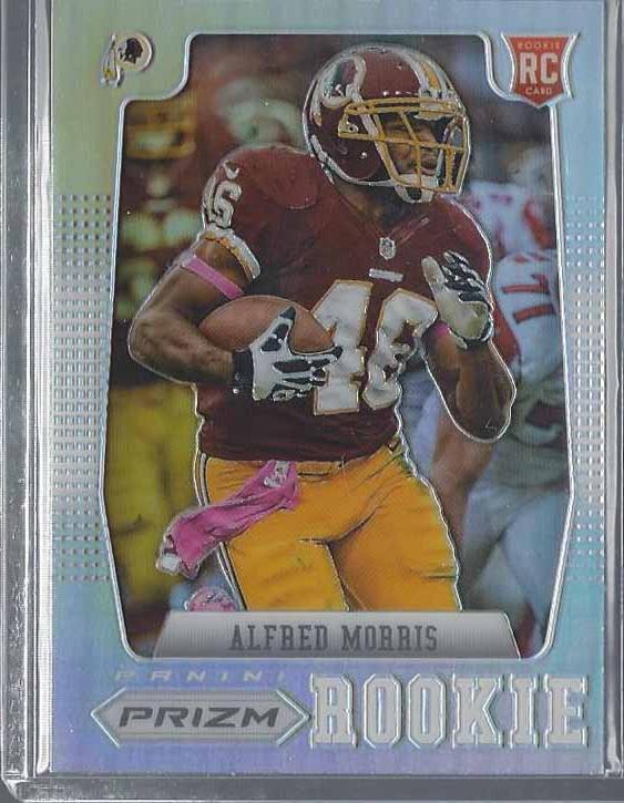 ALFRED MORRIS 2012 PANINI PRIZM SILVER ROOKIE PRIZMS VARIATION SSP RARE RC #236