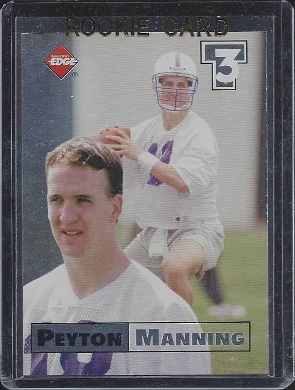 PEYTON MANNING 1998 COLLECTORS EDGE T3 TRIPLE THREAT COLTS ROOKIE RC #21