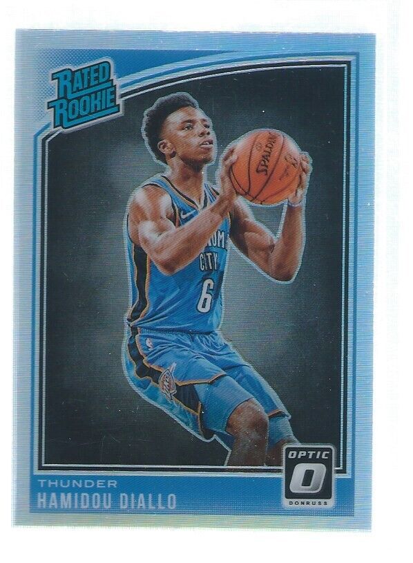 HAMIDOU DIALLO 2018-19 PANINI DONRUSS OPTIC SILVER HOLO PRIZMS RC #171