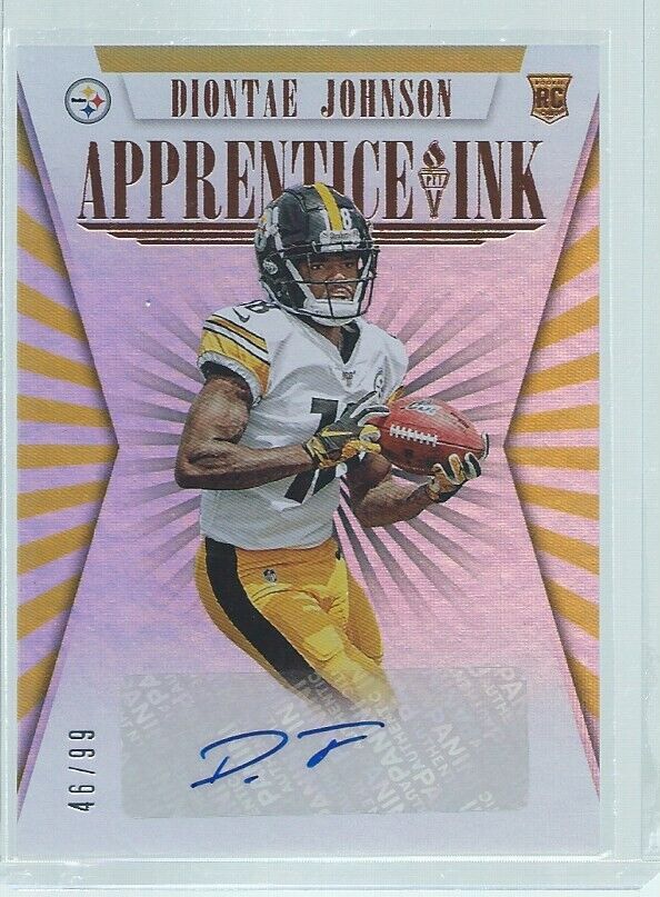 DIONTAE JOHNSON 2019 PASSING THE TORCH APPRENTICE INK AUTO COPPER RC #D 46/99