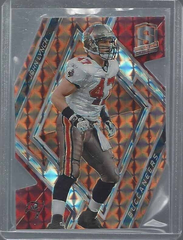 JOHN LYNCH 2018 PANINI SPECTRA ORANGE DIE CUT PRIZM #D 5/5