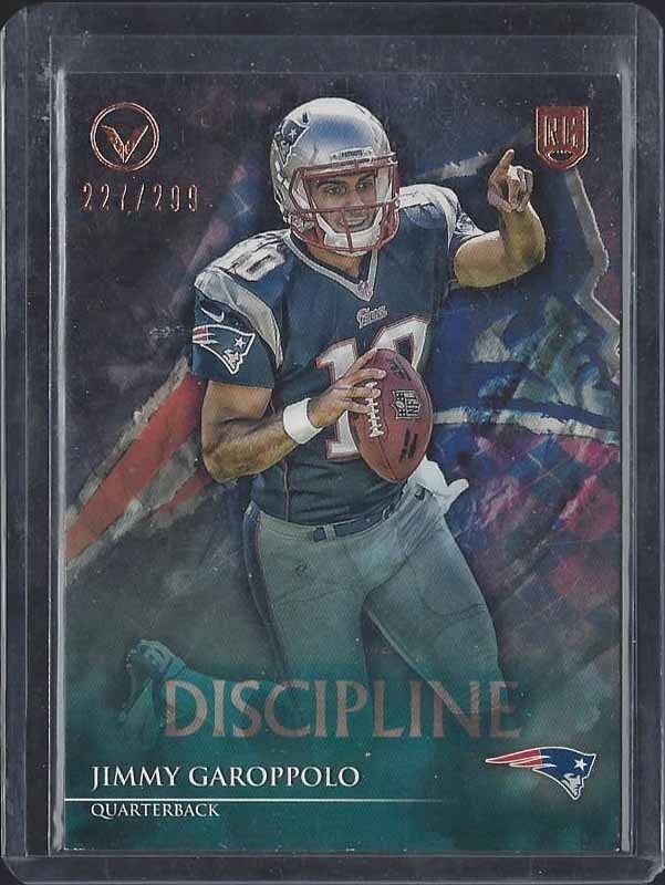 JIMMY GAROPPOLO 2014 TOPPS VALOR DISCIPLINE VARIATION ROOKIE RC #D 227/299