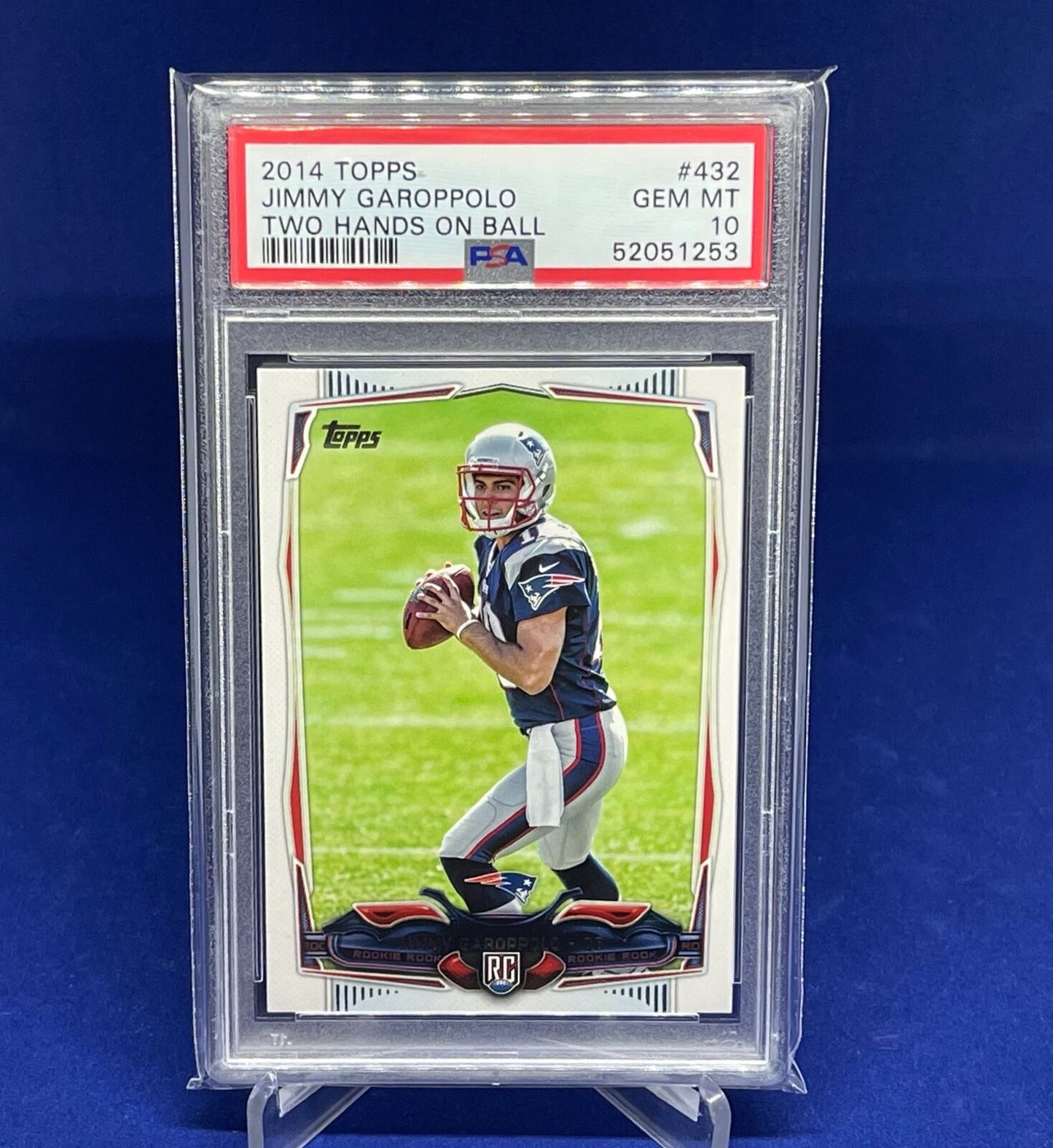JIMMY GAROPPOLO 2014 TOPPS TWO HANDS ON BALL RC ROOKIE #432 PSA 10 GEM MINT