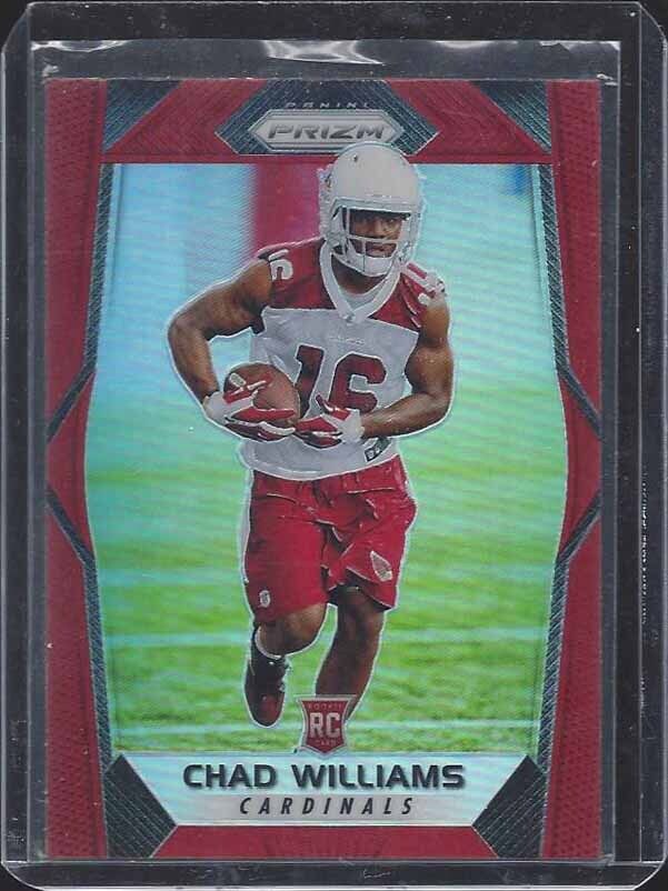 CHAD WILLIAMS 2017 PANINI PRIZM ROOKIE RETAIL ONLY RED PRIZMS RC SSP #293