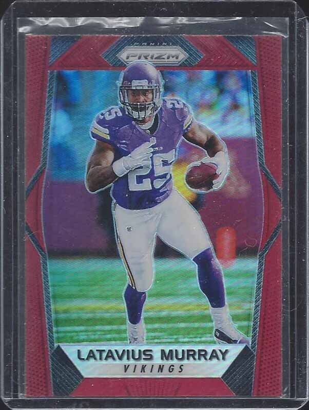 LATAVIUS MURRAY 2017 PANINI PRIZM RETAIL ONLY RED PRIZMS SSP #193