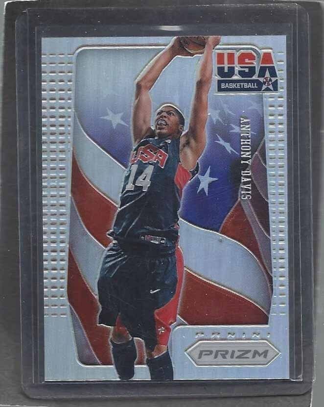 ANTHONY DAVIS 2012-13 PANINI PRIZM USA SILVER PRIZMS ROOKIE RC #11