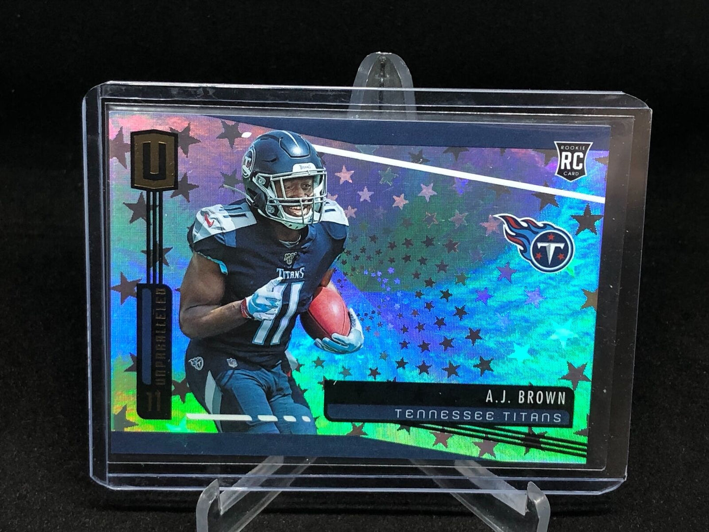 AJ BROWN 2019 UNPARALLELED ASTRAL ROOKIE RC #D 162/200