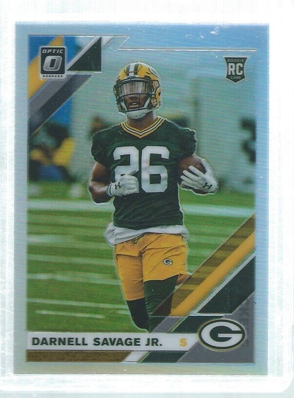 DARNELL SAVAGE JR 2019 DONRUSS OPTIC SILVER HOLO ROOKIE RC #109