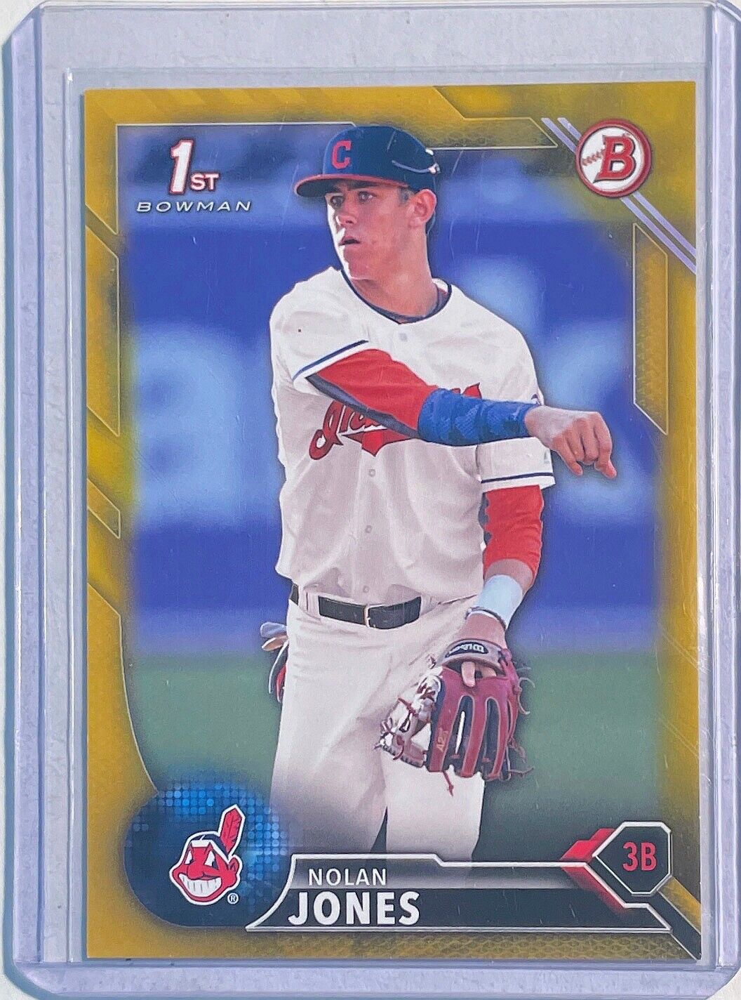 NOLAN JONES 2016 BOWMAN 1ST PROSPECT GOLD #D 35/50