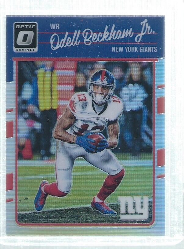 ODELL BECKHAM JR 2016 DONRUSS OPTIC SILVER HOLO #70