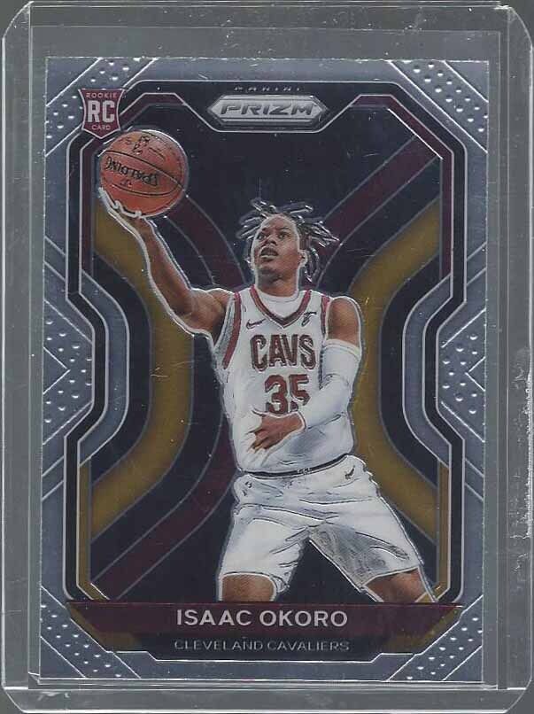 ISAAC OKORO 2020-21 PANINI PRIZM CAVALIERS TRUE ROOKIE RC #298