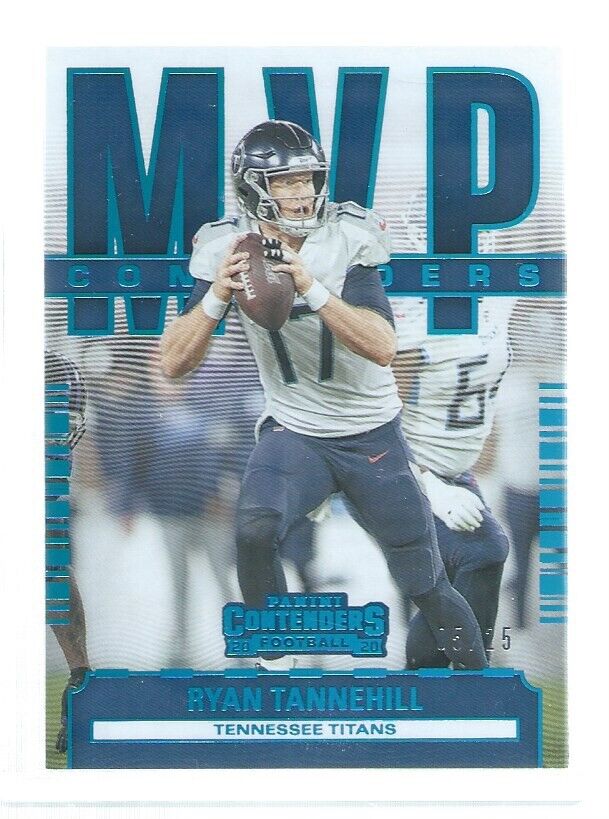 RYAN TANNEHILL 2020 PANINI CONTENDERS MVP PLATINUM #D 5/25
