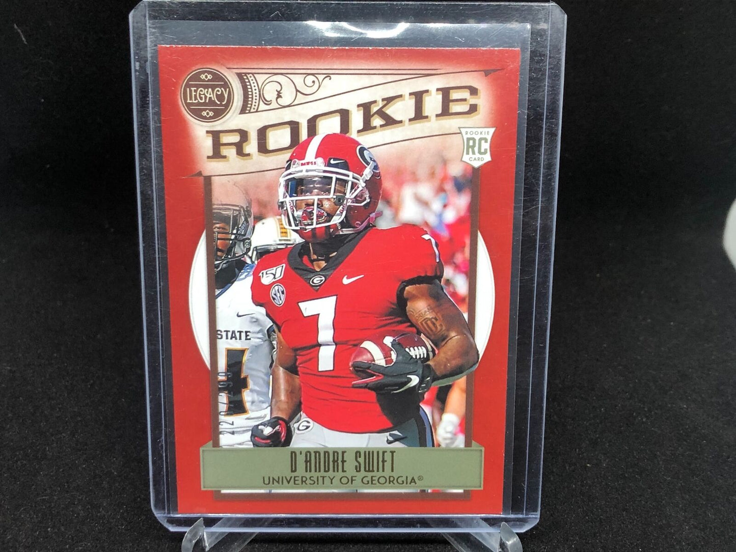 DEANDRE SWIFT 2020 PANINI LEGACY RED ROOKIE RC #D 220/299