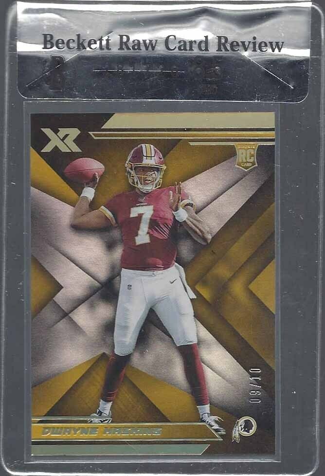 DWAYNE HASKINS 2019 PANINI XR GOLD ROOKIE RC #D 9/10 BGS 8.5