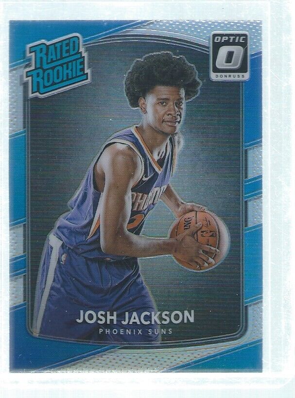JOSH JACKSON 2017-18 PANINI DONRUSS OPTIC SILVER HOLO PRIZMS RC #197