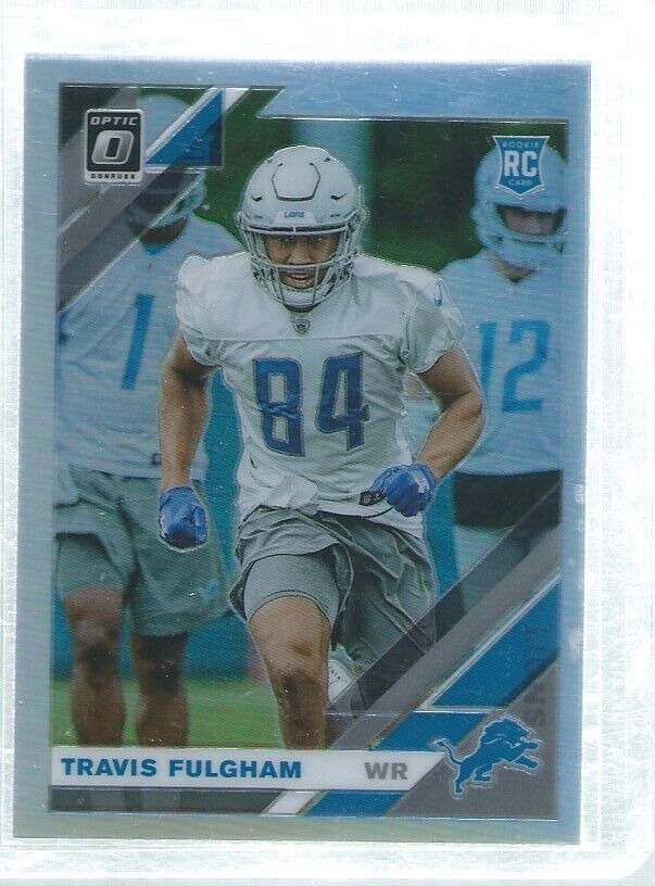 TRAVIS FULGHAM 2019 DONRUSS OPTIC SILVER HOLO ROOKIE RC #144