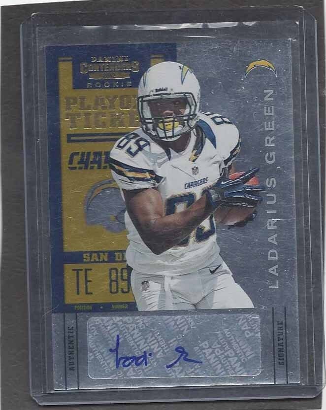 LADARIUS GREEN 2012 PANINI CONTENDERS PLAYOFF TICKET ROOKIE AUTO RC #D 2/99