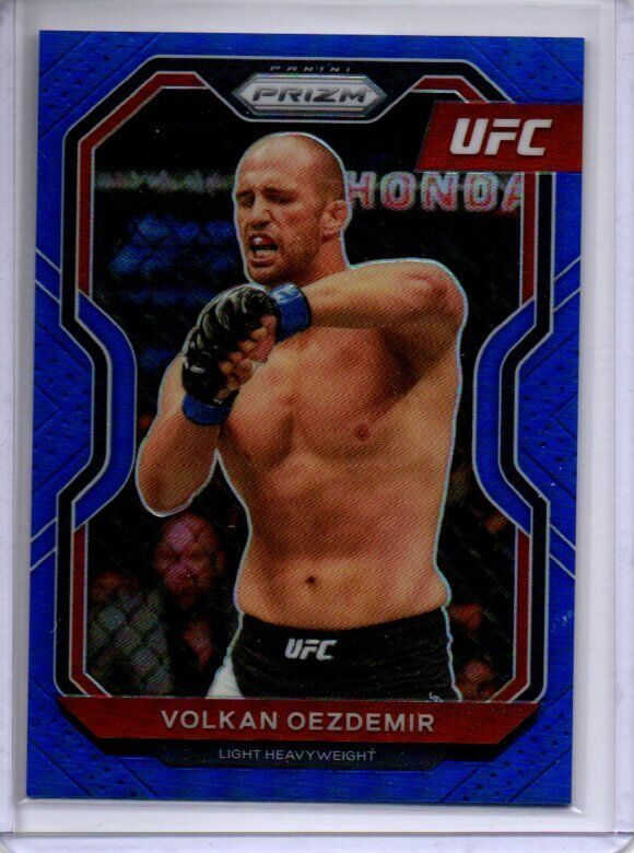 VOLKAN OEZDEMIR 2021 PANINI PRIZM UFC BLUE PRIZM #D 169/199