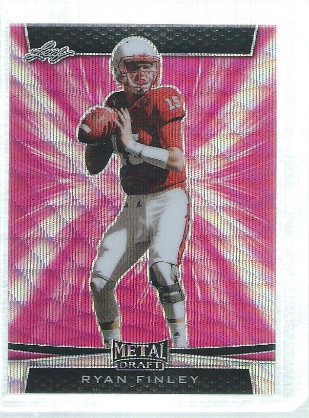 RYAN FINLEY 2019 LEAF METAL DRAFT PINK WAVE PRISMATIC ROOKIE RC #D 3/5