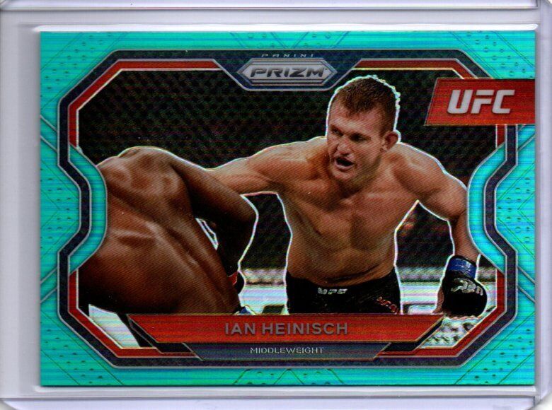 IAN HEINISCH 2021 PANINI PRIZM UFC TEAL PRIZM #D 20/49