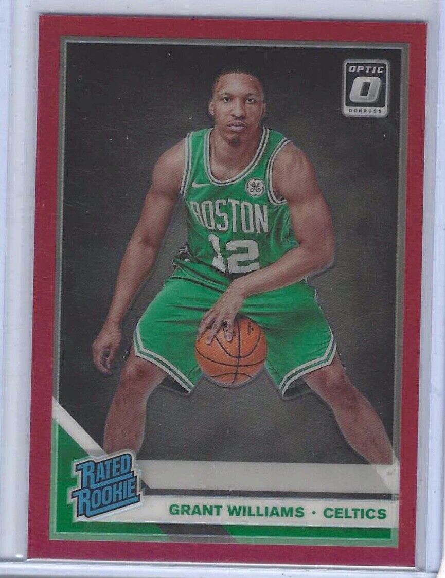 GRANT WILLIAMS 2019-20 DONRUSS OPTIC RED HOLO RATED ROOKIE RC #d 79/99
