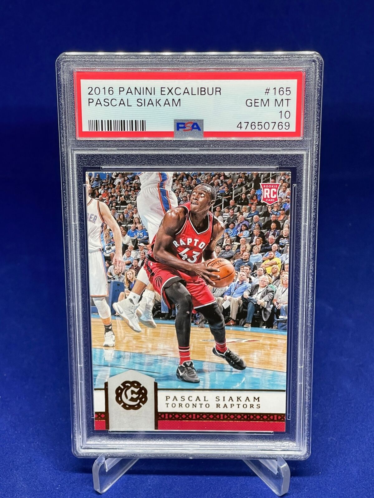 PASCAL SIAKAM 2016-17 PANINI EXCALIBUR ROOKIE RC #165 PSA 10 GEM MINT