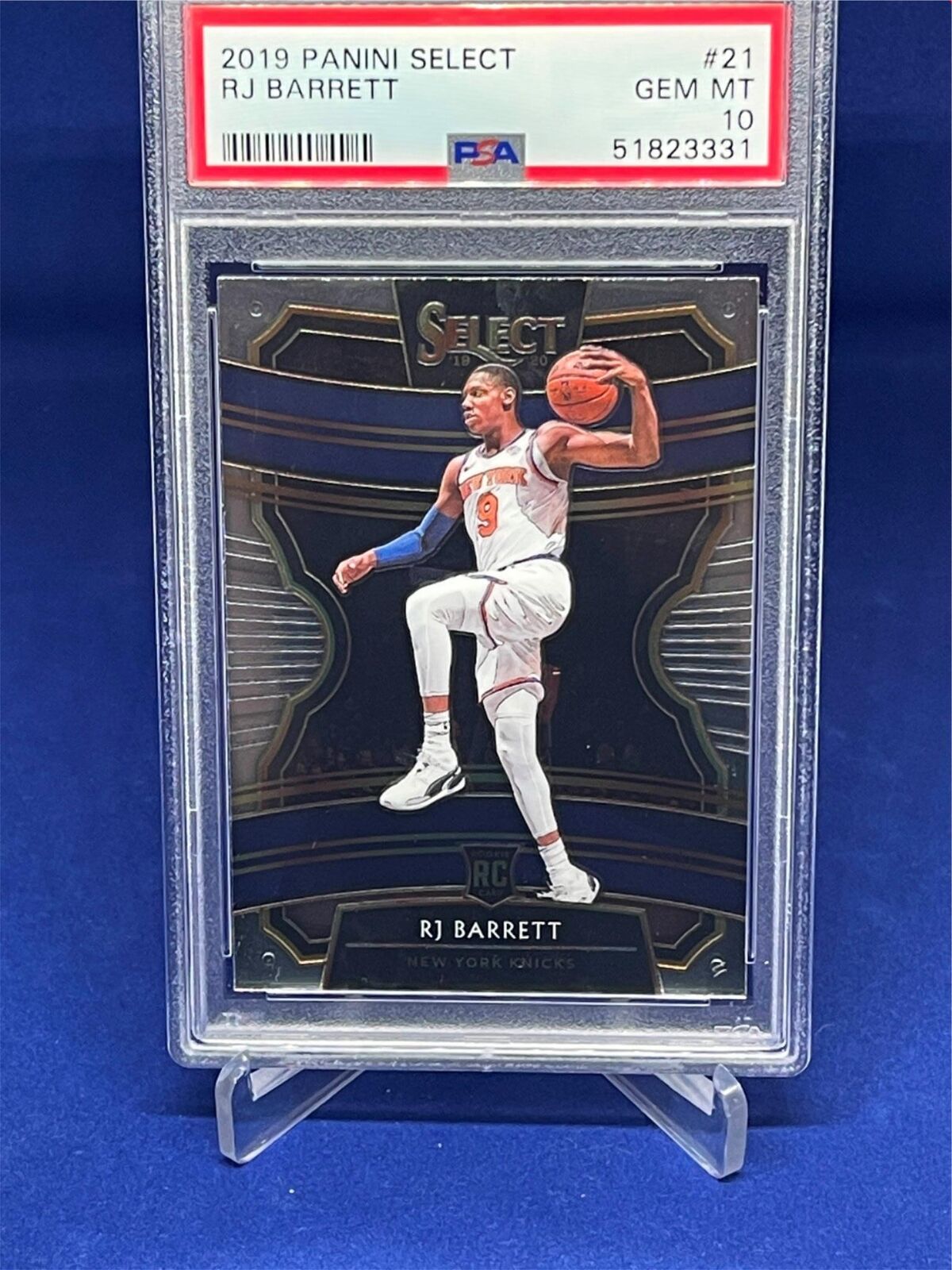 RJ BARRETT 2019-20 PANINI SELECT ROOKIE RC #21 PSA 10