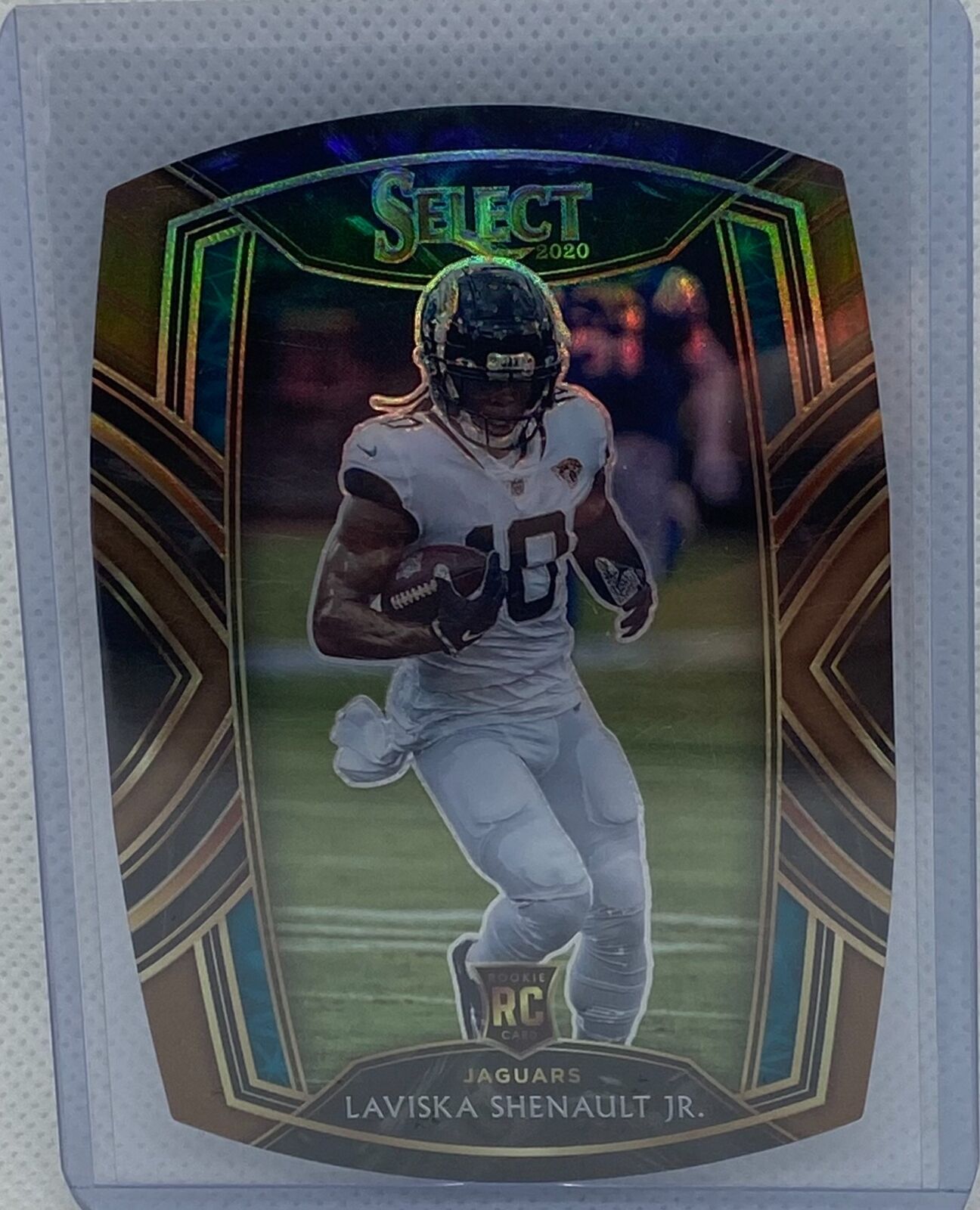 LAVISKA SHENAULT JR. 2020 PANINI SELECT CLUB LEVEL DIE CUT BRONZE PRIZM RC /355