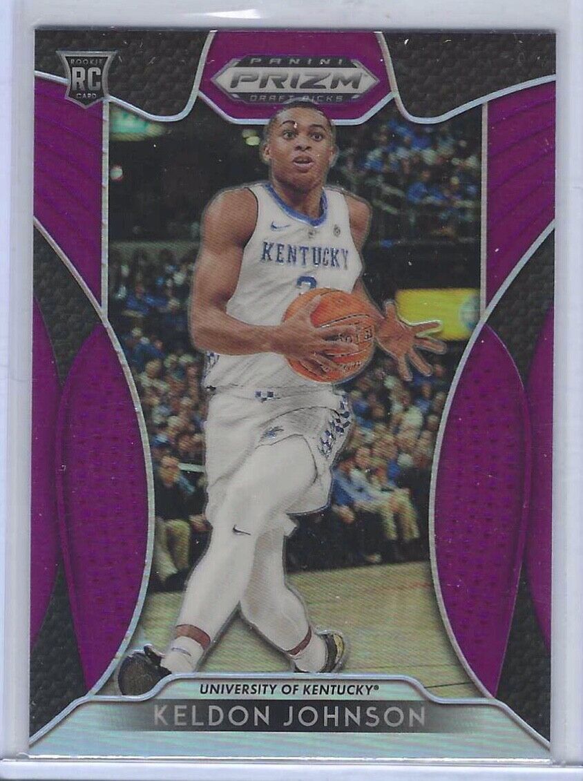 KELDON JOHNSON 2019-20 PANINI PRIZM DRAFT PICKS PURPLE VARIATION PRIZM RC #93