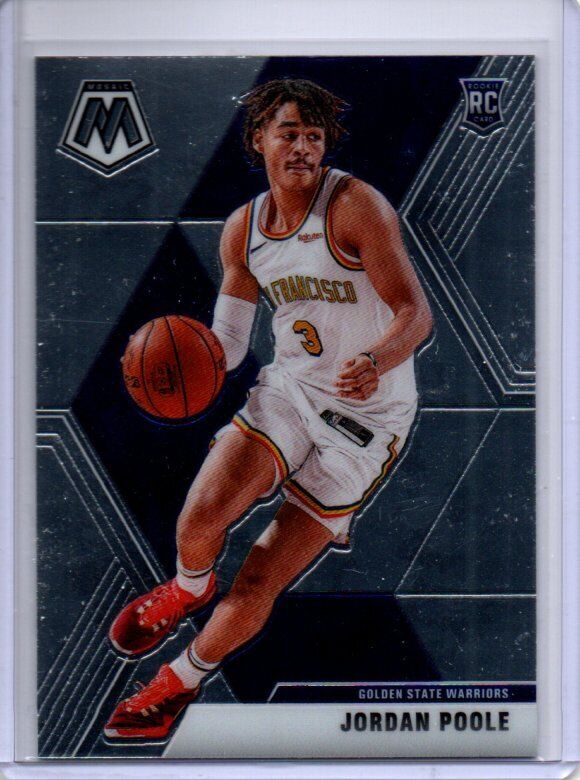 JORDAN POOLE 2019-20 PANINI MOSAIC TRUE ROOKIE RC #228