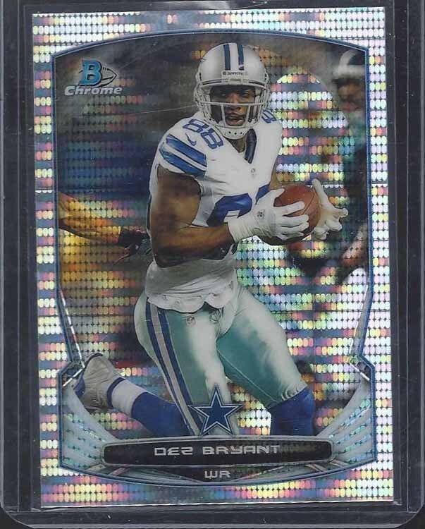 DEZ BRYANT 2014 BOWMAN CHROME PULSAR REFRACTOR #D /271