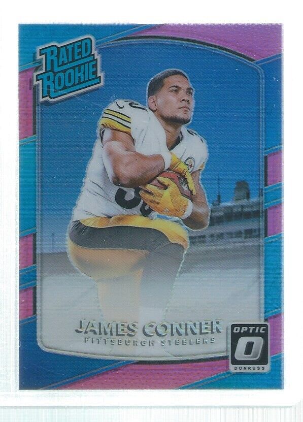 JAMES CONNER 2017 DONRUSS OPTIC HOLO RATED ROOKIE PINK RC #172