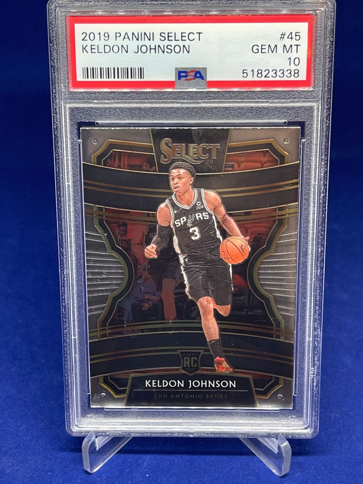 KELDON JOHNSON 2019-20 PANINI SELECT ROOKIE RC #45 PSA 10 GEM MINT