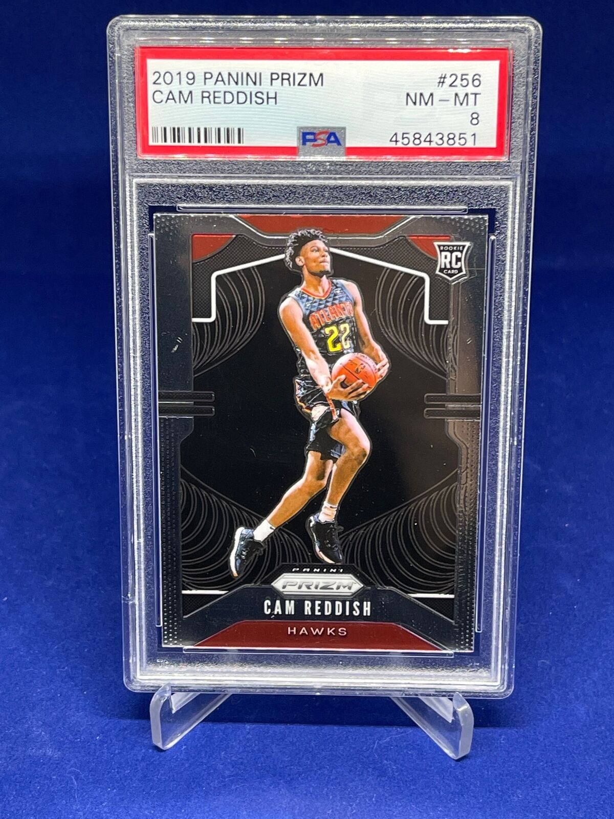 CAM REDDISH 2019-20 PANINI PRIZM ROOKIE RC #256 PSA 8 NEAR MINT