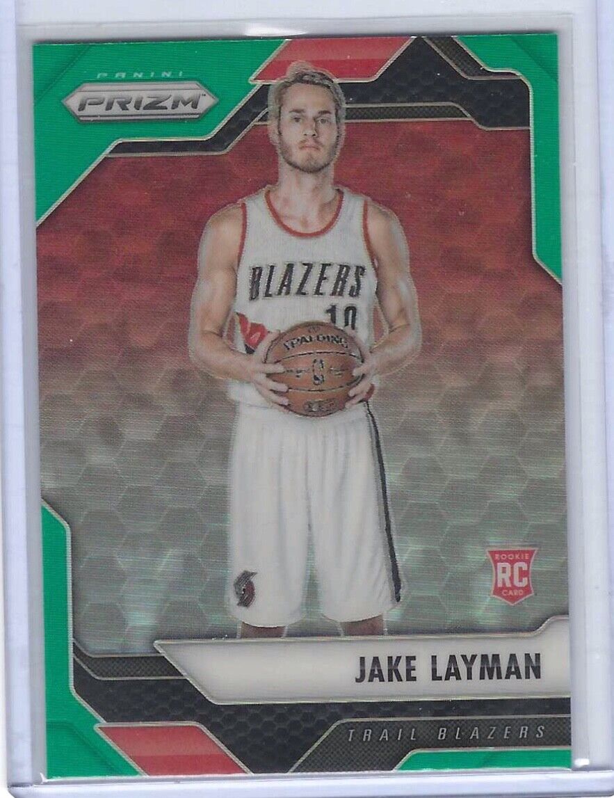 JAKE LAYMAN 2016-17 PANINI PRIZM GREEN ROOKIE RC #279
